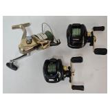 (3) Fishing Reels