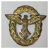 Military - WWII German Police Cap Device