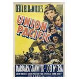 Orig. 1939 'Union Pacific' Full Sheet Movie Poster