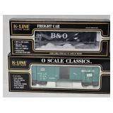 Train - (2) K-Line O-Scale Freight Car (MIB)