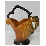 Roseville #408-6' Art Pottery Pine Cone Basket