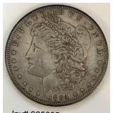 Coin - 1884S Morgan Silver Dollar