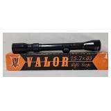 Valor 2.5 7X33 Rifle Scope w/Orig Box