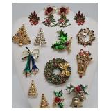 (15 pcs) Christmas Holiday Designer Jewelry