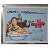 1980 'Oh! Heavenly Dog' Half Sheet Movie Poster