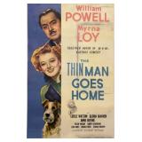 Orig. 1944 'The Thin Man Goes Home' Movie Poster