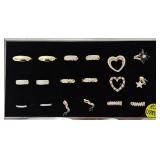 (18 pcs) Sterling Silver Jewelry