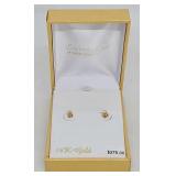 ï¿½Everlasting Goldï¿½ 14K Gold &  Diamond Earring Set