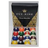 Cue-King Grade AA Pool/Billard Balls (NIB)