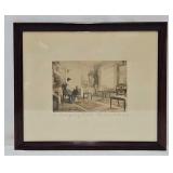 c1910's Wallace Nutting Hand Colored Photograph