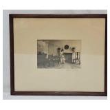 c1910's Wallace Nutting Hand Colored Photograph