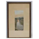 c1910's Wallace Nutting Hand Colored Photograph
