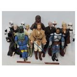 (12) 2000's Star Wars 12' Action Figures