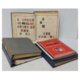 Stamps - Lot of Asst Stamp Albums w/100's of Stamp