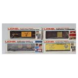 Train-(4) c1970's-80's Lionel O-Gauge Freight Cars