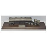 13' Pewter Mack Truck & Pennco Tanker Desk Model