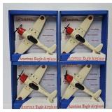 (4) Ertl FE-5010 Die Cast Indian Airplane (MIB's)