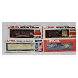 Train-(4) c1970's-80's Lionel O-Gauge Freight Cars