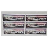 (6)1989 Hess Fire Trucks (MIB's)