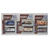 (6) AHL 1:64 Die Cast Hershey's Promo Trucks (MIB)