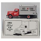 1st Gear Die Cast Red Star Express Dry Goods Van