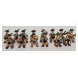 (14) German Erzgebirge Hand Carved Wooden Figures