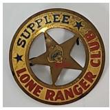 c1938 Slurpee Milk Lone Ranger Club Badge