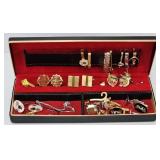Jewelry Box of Asst Men's Jewelry