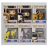 (6 Asst) Funko Pop  Figures (MIB)