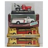(4) Die Cast Trucks
