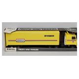 Ertl 19' Pressed Steel Ryder Tractor Trailer (MIB)