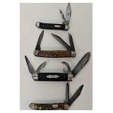 (4) Vintage Pocket Knives