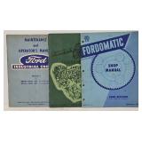 (3) Old Ford/Mercury Manuals