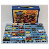 (48) Matchbox 1:64 Die Cast Toy Vehicles w/Case