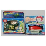 (2) Battery Op Bath Toys w/OB's