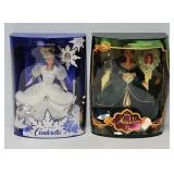 Mattel Cinderella & Princess Jasmine Dolls w/OB's