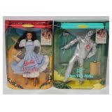 (2) Mattel Wizard of Oz Dolls w/OB's