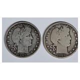 1905 & 1905S Barber Silver Half Dollars