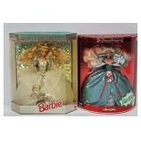 1992 & 1995 Mattel Holiday Barbie Dolls (MIB)