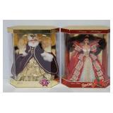 1996 & 1997 Mattel Holiday Barbie Dolls (MIB)