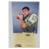 11X14 Autographed Joe Namath Photo w/Cert