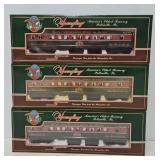 Train- (3) K-Line O-Gauge Yuengling Passenger Cars
