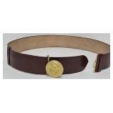 Military - WWII German NSDAP Leader Belt w/Buckle