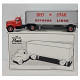 1st Gear Die Cast Red Star Express Tractor Trailer
