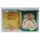 1992 & 1994 Mattel Holiday Barbie Dolls (MIB)
