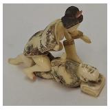 Antique Erotic Japanese Ivory Sunga Figures