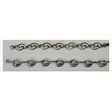 (2) Vintage Sterling Silver Bracelets