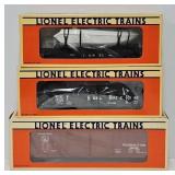Train - (3) Lionel O-Gauge Freight Cars (MIB)