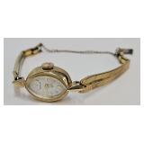 Vintage 14KT Gold Hamilton Ladies Wrist Watch