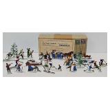 c1930's Hans Heinrichsen Flat Lead Figure Set